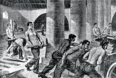 Fabbricazione del ferro nella fabbrica di Couillet da Unknown artist