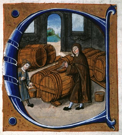 Fabbricazione del vino da Unknown artist