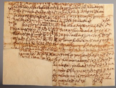 Manoscritto. Lettera n. 7 ai monaci di Beas de Segura (Carta n° 7 di S. Juan de la Cruz da Malaga alle monache di Beas de Segura). Carta. Parte 2. 18 novembre 1585. da Unknown artist