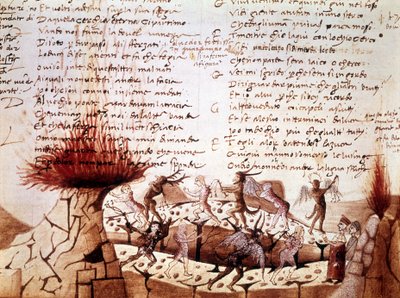 Manoscritto della "Divina Commedia" di Dante Alighieri: Inferno da Unknown artist