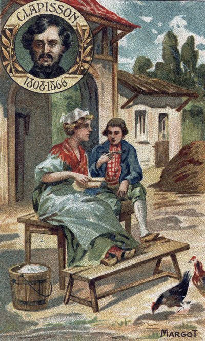 Margot opera comica del 1857 di Antoine Louis Clapisson. Chromo della fine del XIX secolo. da Unknown artist