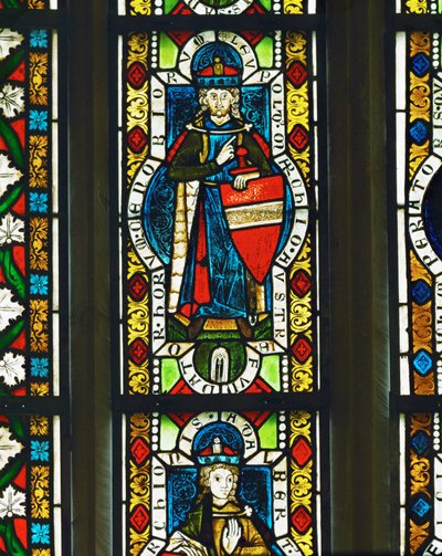 Margravio Leopoldo III di Babenberg (vetrata) da Unknown Artist