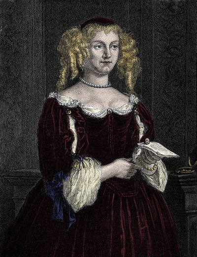 Marie de Rabutin-Chantal, Marchesa di Sévigné conosciuta come Madame de Sévigné. Incisione del 1862 in "Le Regine del Mondo" dei nostri primi scrittori. Libro pubblicato sotto la direzione di J. G. D. Armengaud da Unknown artist