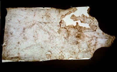 Carta marittima del Mar Mediterraneo realizzata a Pisa da Unknown artist