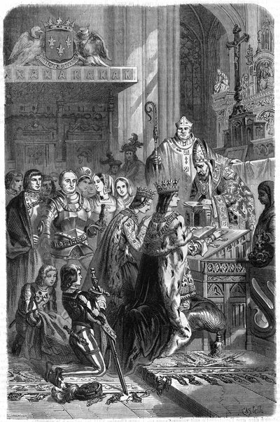 Matrimonio di Carlo VIII, Re di Francia, e Anna di Bretagna al Castello di Langeais il 6 dicembre da Unknown artist