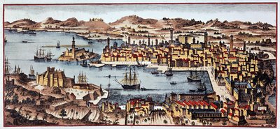 Marsiglia nel 1680 - B.N. da Unknown artist