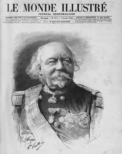 Maresciallo Canrobert (1809 - 1895). Annunciata la sua morte il 24 gennaio da Unknown artist