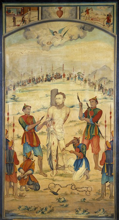 Martirio del Beato Marchand Cochinchine da Unknown artist