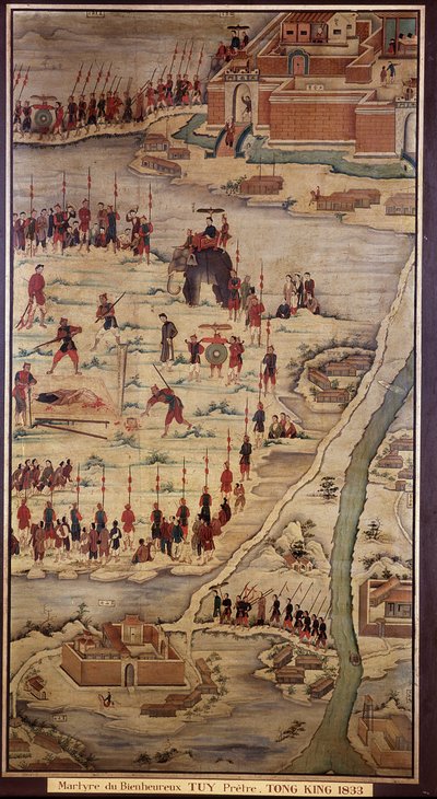 Martirio del Beato Tuy da Unknown artist