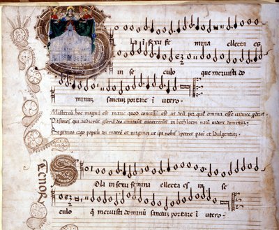 Messa in quartetto basso di Enricus Isaac da Unknown artist