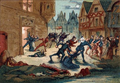 Massacro di San Bartolomeo, 24 agosto 1572 da Unknown artist