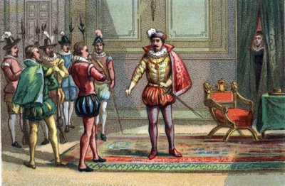 Massacro di San Bartolomeo, il duca di Condé e Enrico di Navarra furono portati da Carlo IX, re di Francia, che offrì loro la scelta tra messa e morte. Caterina de