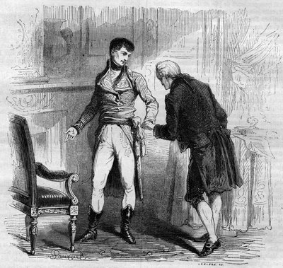 Incontro tra il compositore italiano Niccolò Vito Piccinni (1728-1800) e il primo Console Bonaparte (Napoleone I) da Unknown artist