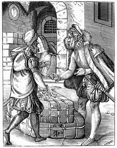 Mercanti - in De Artibus Illiberalibus et Mechanicis da Unknown artist