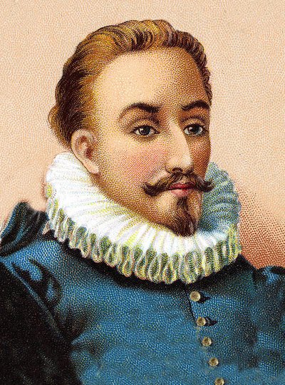 Miguel de Cervantes Saavedra 1547-1616 - Ritratto di Miguel de Cervantes (1547-1616), poeta e drammaturgo spagnolo da Unknown artist