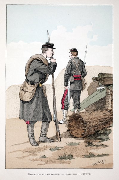 Guardiani della Pace mobilitati (1870-1871) da Unknown artist