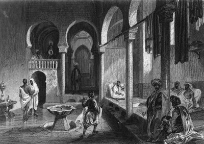 Bagno moresco ad Algeri da Unknown artist