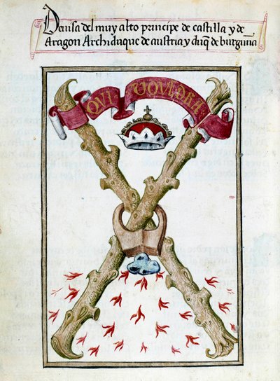 Motto dei Duchi di Borgogna da Unknown artist