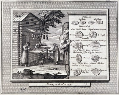 Monete e calzolaio di Moscovia da Unknown artist