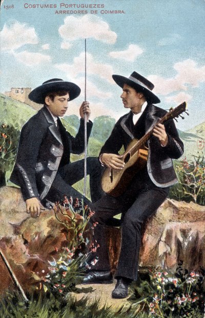 Musicisti in costumi portoghesi. Arredores de Coimbra. da Unknown artist