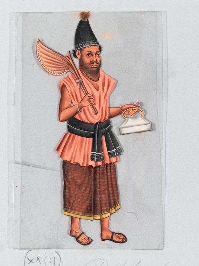 Fakir musulmano, India da Unknown artist