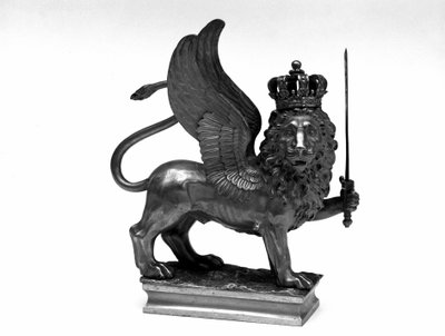 Guerra Napoleonica: stendardo con il leone di Venezia usato nella campagna di Russia. 1812. Milano Museo del Risorgimento da Unknown artist