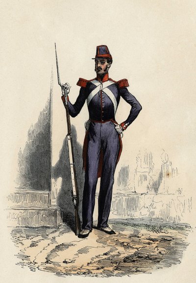 Guardia Nazionale o milizia africana di Algeri, creata dal Generale Clausel dell