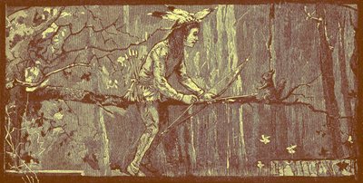 Mito dei nativi americani, in cui un ragazzo impara la saggezza da uno scoiattolo da Unknown artist