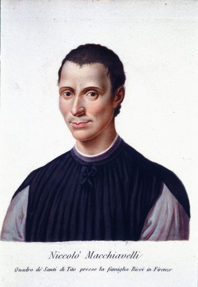 Niccolò Machiavelli da Unknown artist