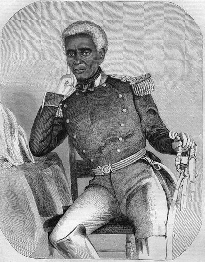 Nicolas Fabre Geffard, presidente della Repubblica di Haiti tra il 1859 e il 1867 da Unknown artist