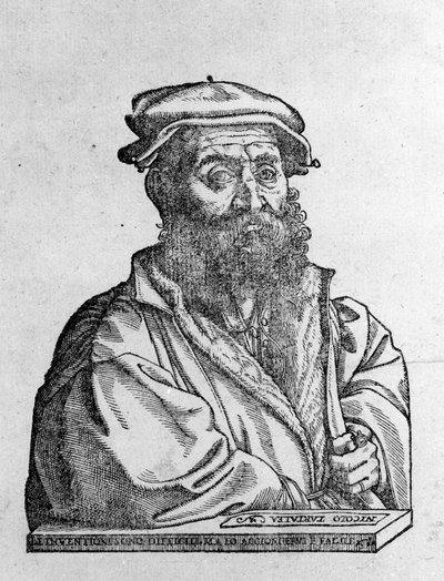Nicolo (Niccolò) Tartaglia (1499 - 1557) matematico italiano da Unknown artist