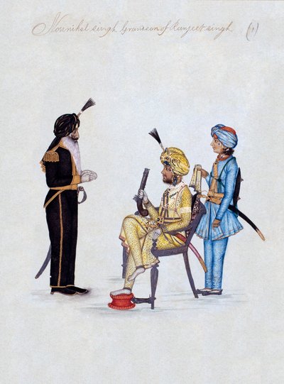Nounihal Singh, nipote di Ranjeet Singh da Unknown artist