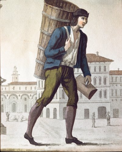 Vecchio mestiere: il lattaio da Unknown artist