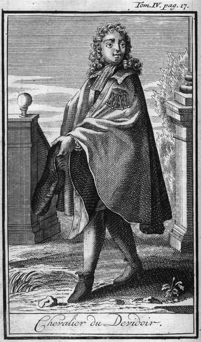 Ordini di Cavalleria. Cavaliere di Devidoir. In 