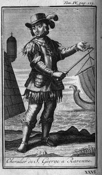 Ordini di Cavalleria. Cavaliere di San Giorgio a Ravenna in Italia nel XVI secolo. In 