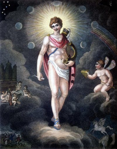 Orfeo - incisione del XIX secolo. Milano da Unknown artist