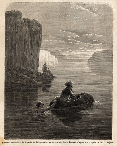 P. Marcoy su un hokoumada da Unknown artist