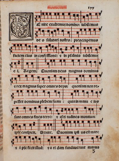 Pagina del libro liturgico 