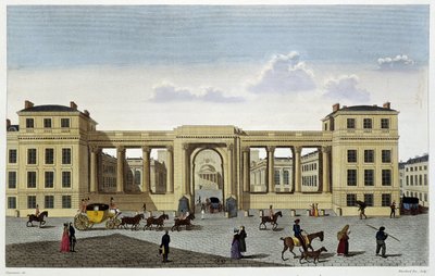 Palais de la Chambre des députés, circa 1820 - in 