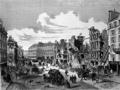 Parigi, demolizione di rue de la Paix per l