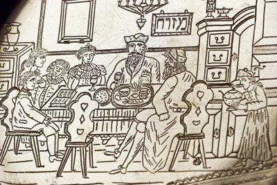 Piatto del Seder di Pasqua, XIX secolo da Unknown