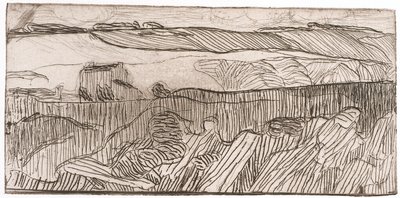 Paesaggio a strisce da Unknown artist