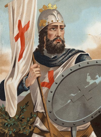 Pelagio delle Asturie - Pelagio il Conquistatore - Ritratto di Pelagio re delle Asturie e capo dei Visigoti. Da 