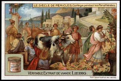 Secolo di Pericle (495-429 a.C.): corteo durante le panatenee da Unknown artist