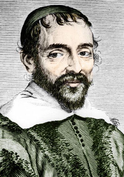 Pierre Gassendi (1592-1655), filosofo, astronomo, matematico e fisico francese da Unknown artist