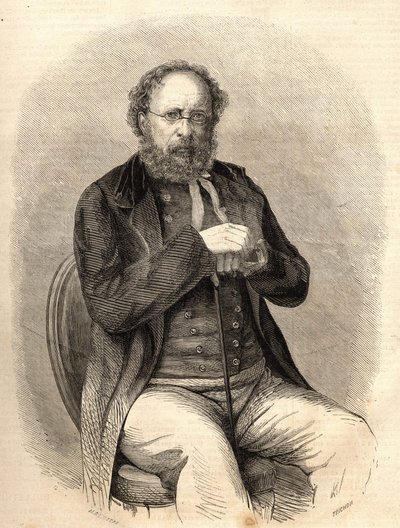 Pierre Joseph Proudhon (1809 - 1865). Teorico socialista francese, precursore dell