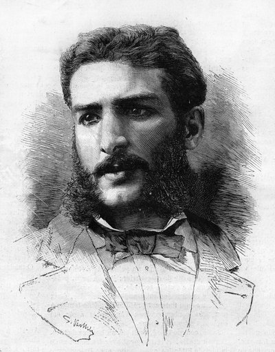 Pierre Savorgnan de Brazza (1852-1905), esploratore francese nel 1882 da Unknown artist