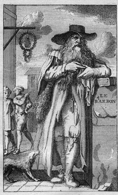 Pierre de Montmaur (1576-1650) erudito, poeta francese di espressione latina - incisione da Unknown artist