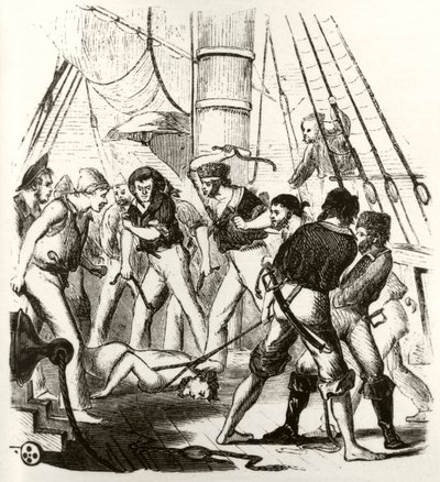 Pirati che tormentano George Withers da Unknown artist
