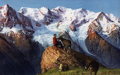 Planpraz, vista sul Monte Bianco, Chamonix da Unknown Artist